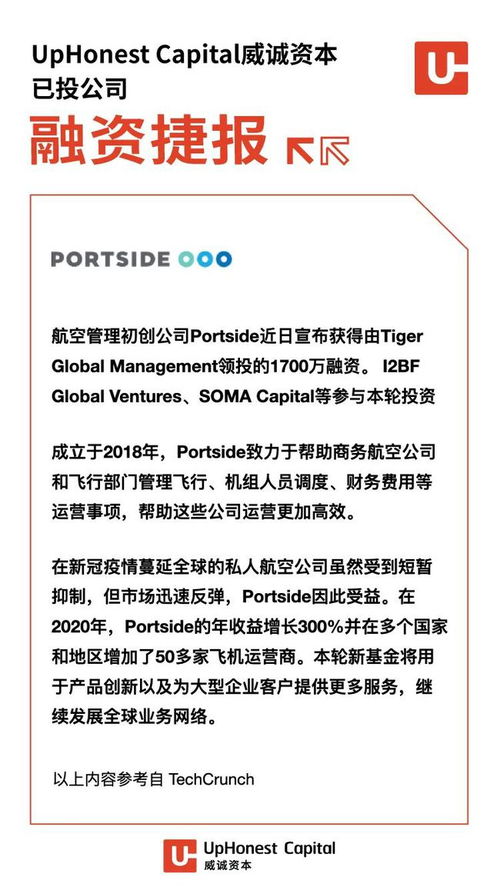 Portside航空軟件獲1700萬(wàn)美元融資，推動(dòng)航空信息系統(tǒng)集成服務(wù)新升級(jí)